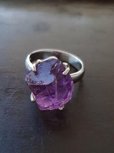 Amethyst Prong Rings