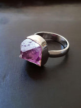 Load image into Gallery viewer, Raw Amethyst Ring - raw carat