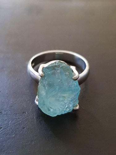 Aquamarine Ball Ring