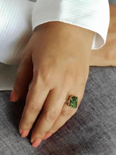 Load image into Gallery viewer, Chrome Diopside Ring - raw carat
