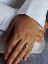 Load image into Gallery viewer, Herkimer Diamond Prong Ring - raw carat