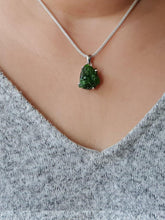 Load image into Gallery viewer, Raw Chrome Diopside Pendant - raw carat