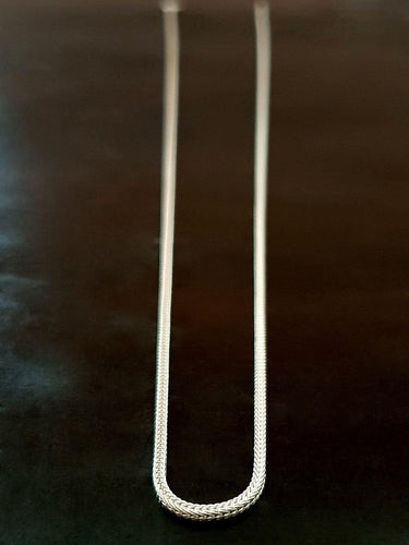 20 Inch Sterling Silver Chain - raw carat
