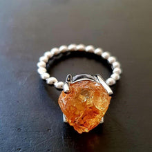 Load image into Gallery viewer, Raw Citrine Ring