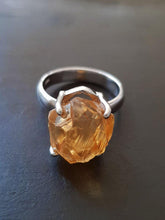 Load image into Gallery viewer, Citrine Prong Ring