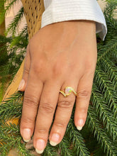 Load image into Gallery viewer, Hand facetted Ethiopian Opal Engagement Ring - raw carat