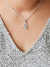 Load image into Gallery viewer, Raw Aquamarine 8-shaped Pendant - raw carat