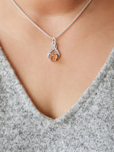 Load image into Gallery viewer, 8-Shaped Citrine Pendant - raw carat
