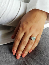 Load image into Gallery viewer, Aquamarine Ball Ring - raw carat