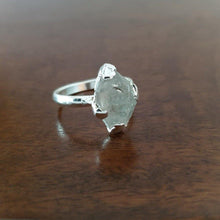 Load image into Gallery viewer, Raw Herkimer Diamond Crest Ring - raw carat