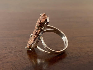 Raw Copper Nugget Ring - raw carat