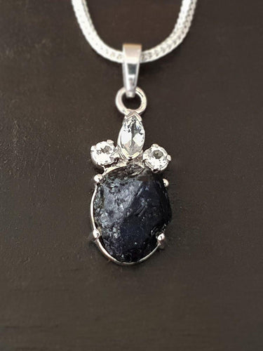 Raw Iolite Pendant