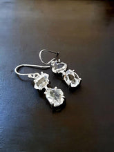 Load image into Gallery viewer, Raw Herkimer Diamond earrings - raw carat
