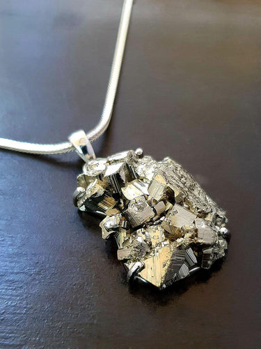 Raw Pyrite Pendant - raw carat