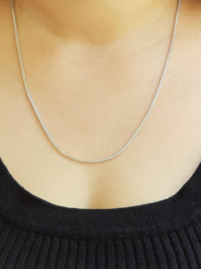20 Inch Sterling Silver Chain - raw carat
