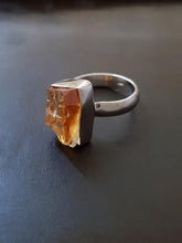 Load image into Gallery viewer, Raw Citrine Ring - raw carat